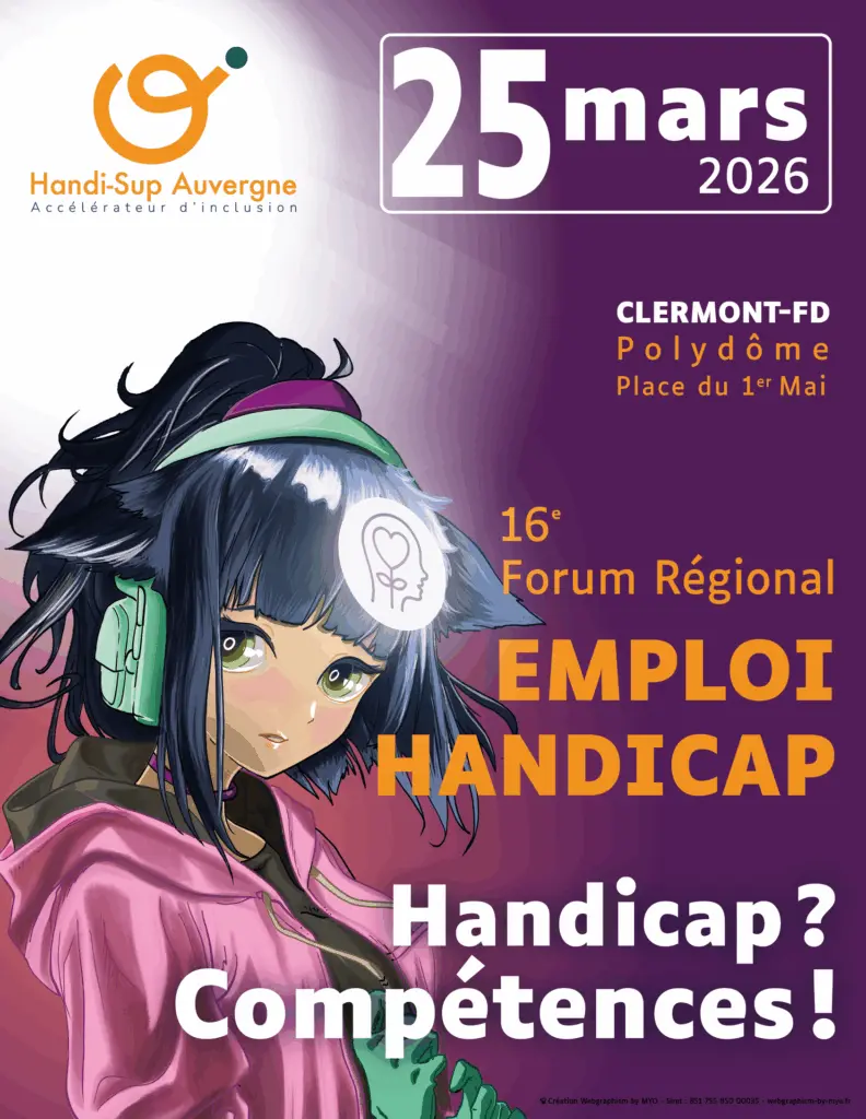 Forum Emploi Handicap 2026 – Handi-Sup Auvergne